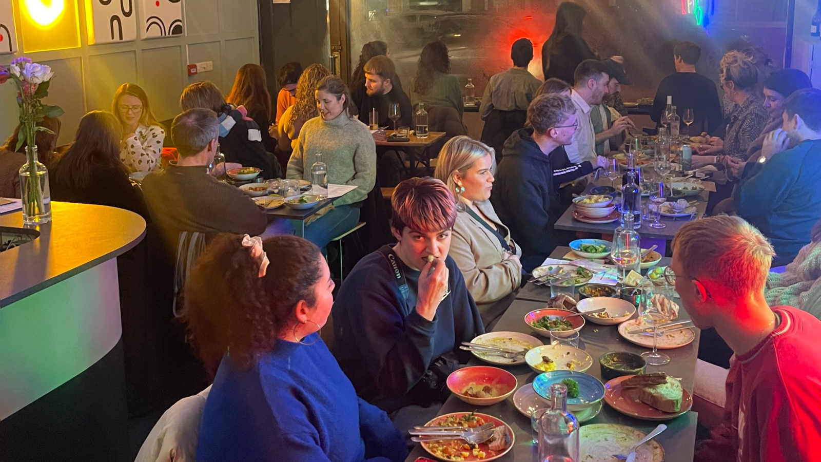 Sustainable supper club at kitchen by KASK